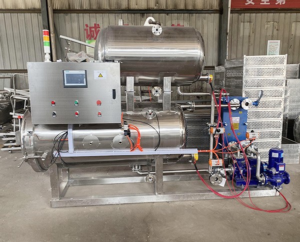 双层喷淋杀菌锅