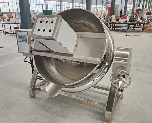 电加热可倾带搅拌夹层锅